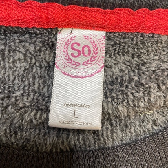 SO intimate size large black super soft pajama shirt - Picture 4 of 5